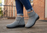 Orthofeet Heather Arch-Support Chelsea Women's Boots - Gray - Lifestyle View - 8 Gray