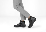 Orthofeet Heidi Supportive Comfort Women's Boots - Black - Lifestyle View - 2 Black