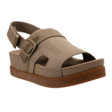 Revitalign Remi Wedge Women's Sandals - Fossil - Product View - 2