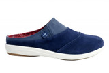 Revitalign Siesta Nuevo Suede Supportive Slip-On Women's Shoes - Navy - Product View - 1