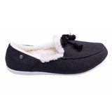 Spenco Fireside Supportive Women's Slippers - Black - Product View - 1