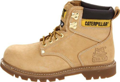 Caterpillar Second Shift Steel Toe Men's Work Boot Honey Nubuck