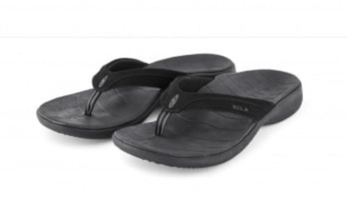 SOLE Women's Sport Flip Flops - Orthotic Sandals - women Raven alt front