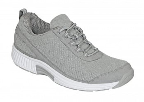 OrthoFeet Coral Stretch Knit Women's Sneakers Stretch - Black - 1