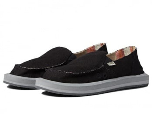 Sanuk Donna ST Soft Top Hemp - Women's Loafers - Ebony