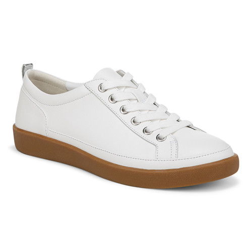 Vionic Winny Women's Casual Sneaker - White Nappa - Pair