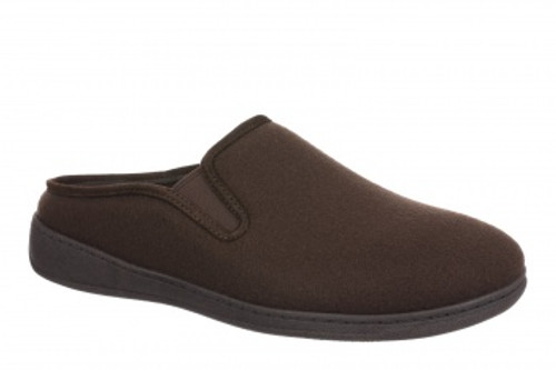 Vionic Unwind mens Mule/Clog Slipper - Black - Angle main