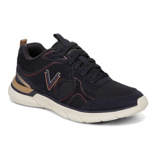 Vionic Walk Parkside Women's Walking Sneaker with Arch Support - Cream - Angle main