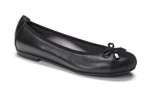 Vionic hot sale black flats