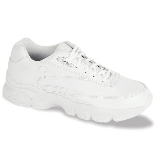 Apex X826 Men's Lace Walking Shoes - White - square