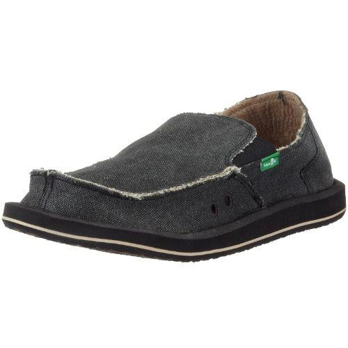 Sanuk Vagabond - Wide Sidewalk Surfer - Men's - Charcoal