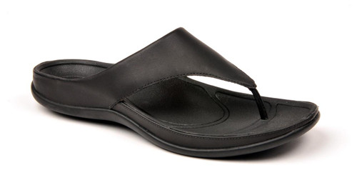 Strive Maui - Women's Supportive Thong Sandals - Black