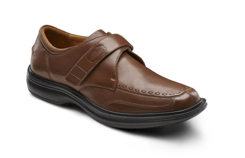 Dr. Comfort Frank Men's Dress Shoe - Bark - main