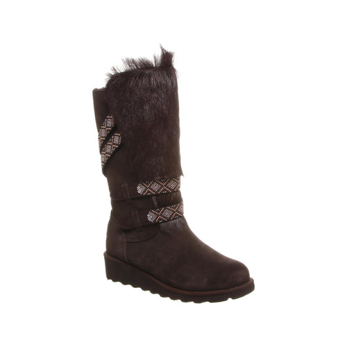 Bearpaw 2158W  Claudia Chocolate 205 - Profile View main