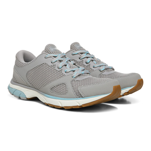 Vionic Tokyo Women's Lace Up Walking Shoe - Light Grey - Pair