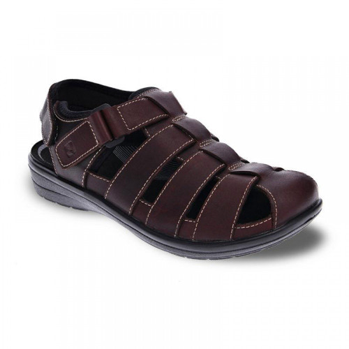 Revere Amsterdam Fisherman Sandal - Women's - Whiskey - Angle