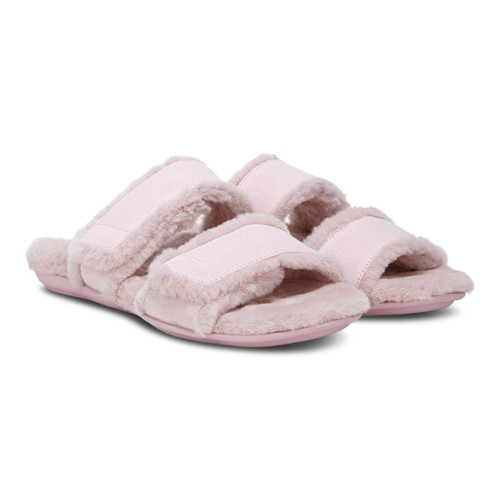 Vionic Faith Womens Slipper Casual - Light Pink Cf Suede - Pair