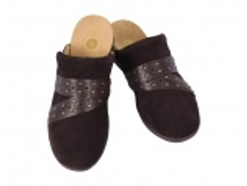 Revitalign Moro Clog - Women's Comfort Slip-on - Chocolate - 2-tn