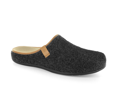 Strive Cologne Men's Arch Supportive Slipper - Dark Grey - Angle