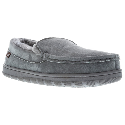 Lamo Harrison Moc Slippers EM1913 - Charcoal - Profile View