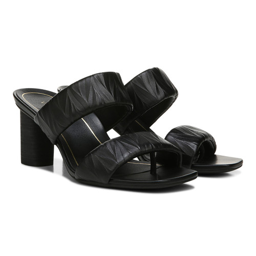 Vionic Emaline Womens Slide Sandals - Black Chevron - Pair