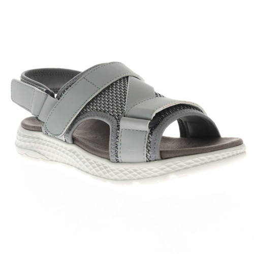 Propet TravelActiv Sport Women's Sandals - Silver - Angle