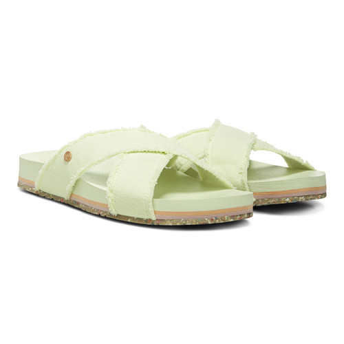 Vionic Panama Women's Slide Sandals - Pale Lime - Pair