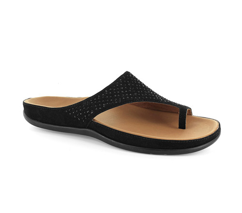 Strive Belize II - Women\'s Slip-on Sandal - Black - Angle