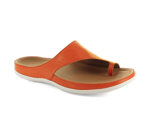 Strive Capri II - Women\'s Comfort Sandal with Arch Support - Orange - Angle