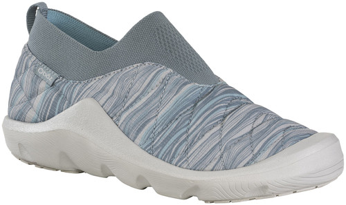 Oboz Whakata Puffy Low Print Sneakers (All Gender) - Strata Slate Angle main