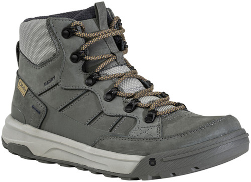 Oboz Men's Burke Mid Waterproof Chukka - Nimbus Gray Angle main