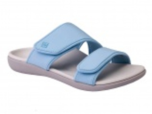 Spenco Kholo Nuevo Women's Slide Sandal - Cool Blue - tn