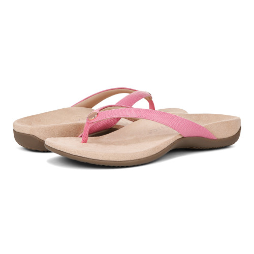 Vionic Davina Women's Supportive Flip Flop Sandal - Stargazer - pair left angle