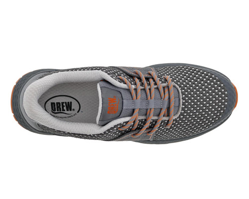 Drew Blondie Women's Athletic Shoes - Grey Mesh Combo - Sole View