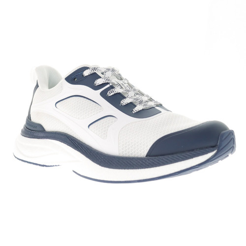 Propet Prop?t 392 DuroCloud? Men's Athletic Shoe - White/navy - angle main