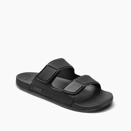 Reef Cushion Tradewind Men\'s Sandals - Black - Angle