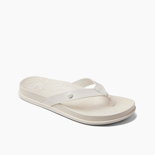 Reef Cushion Porto Cruz Women\'s Sandals - Whisper White - Angle
