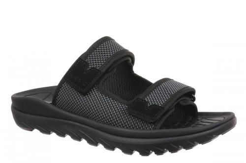 Vionic Hope Rx Women's Supportive Orthotic Slide Sandal with Arch Support - Black - Angle main
