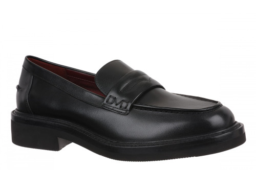 Vionic Caitlin Women's Slip-On Loafer - Orthotic Arch Support Comfort Shoe - Black - Angle main