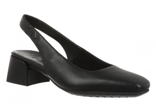 Vionic Reyes Women's Supportive Comfort Slingback Pump with Arch Support - Black - Left angle