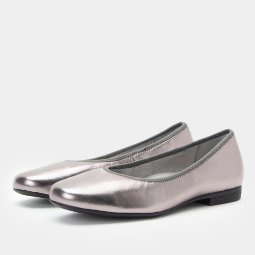 Alegria Arielle Comfort Arch Support Women's Ballet Flat - Pewter - 1