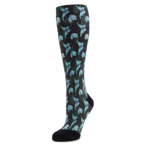 Alegria Compression Socks Comfort Arch Support Unisex Compression Socks - Butterfly Socks - 1