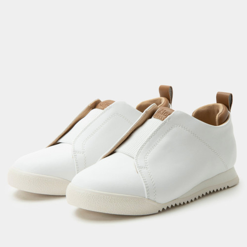 Alegria Reah Retro Sport Comfort Arch Support Women's Sneaker - White - 1