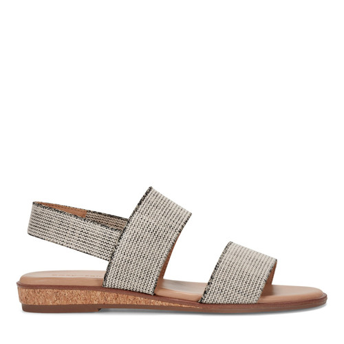 Easy Spirit Lana Cushioned Slingback with Arch Support Women's Flat Sandal - Light Natural - 1