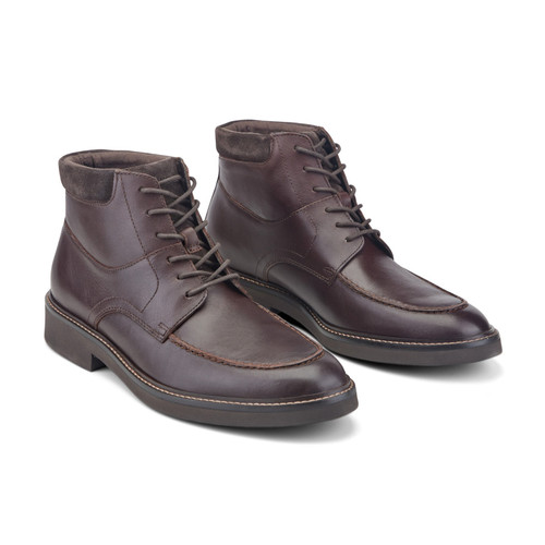 Rockport Macklin Moc Toe Cushioned Arch Support Men's Boot - Dark Brown Leather - 2