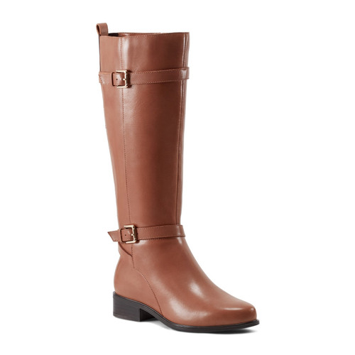 Rockport Harper Riding Boot - Cushioned Support Women's Riding Boot - Medium Natural Leather - 2