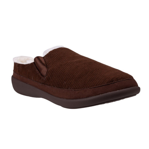 Revitalign Apres Orthotic Comfort Support Men's Slippers - Java - Product View - 2