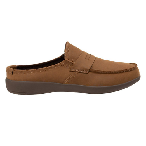 Revitalign Fresco Slide Supportive Men's Shoes - Distressed Brown - Product View - 1