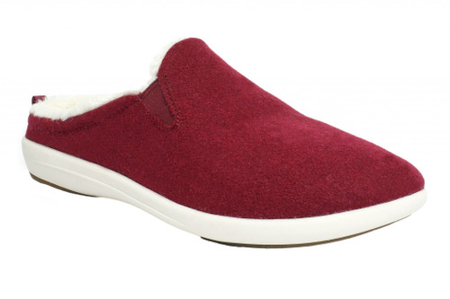 Revitalign Dundee Women's Slippers - Burgundy - Product View - 2