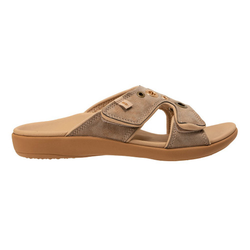 Revitalign Kholo Eyelet Supportive Orthotic Women's Sandals - Bronze - Product View - 1